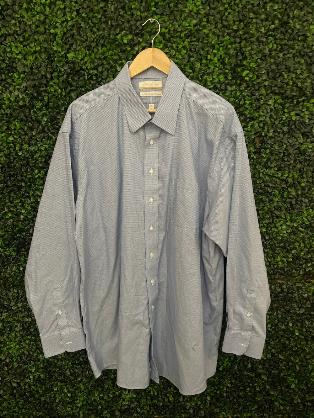 Gold Label Roundtree & Yorke Men’s Dress Shirt Non-Iron Size 18 (36)